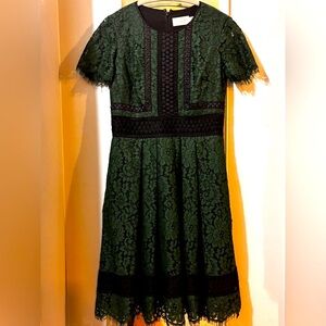 Eliza J Midi Lace Dress 2